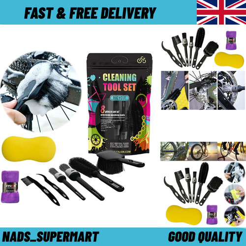 Bike cleaning brush set - cleaning,