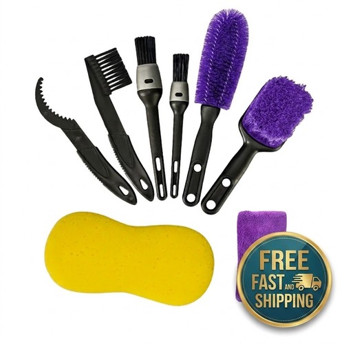 Bike cleaning brush set - bike,