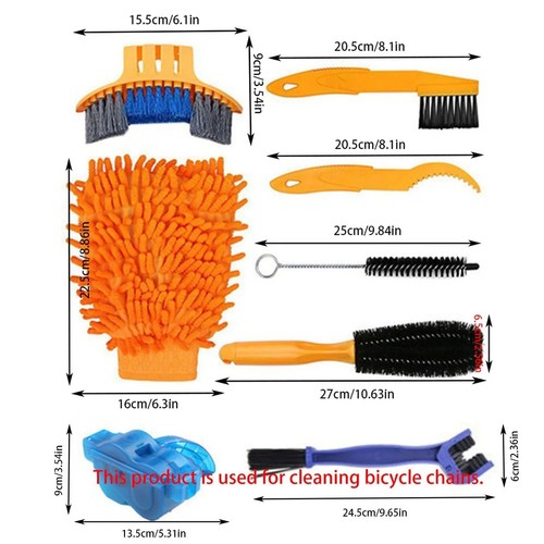 Bike cleaning brush - brush, set