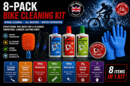 Bike cleaning kit winter - bike, kit,