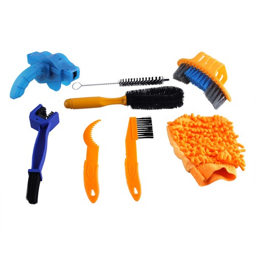 8pcs bike cleaning kit - cleaning,